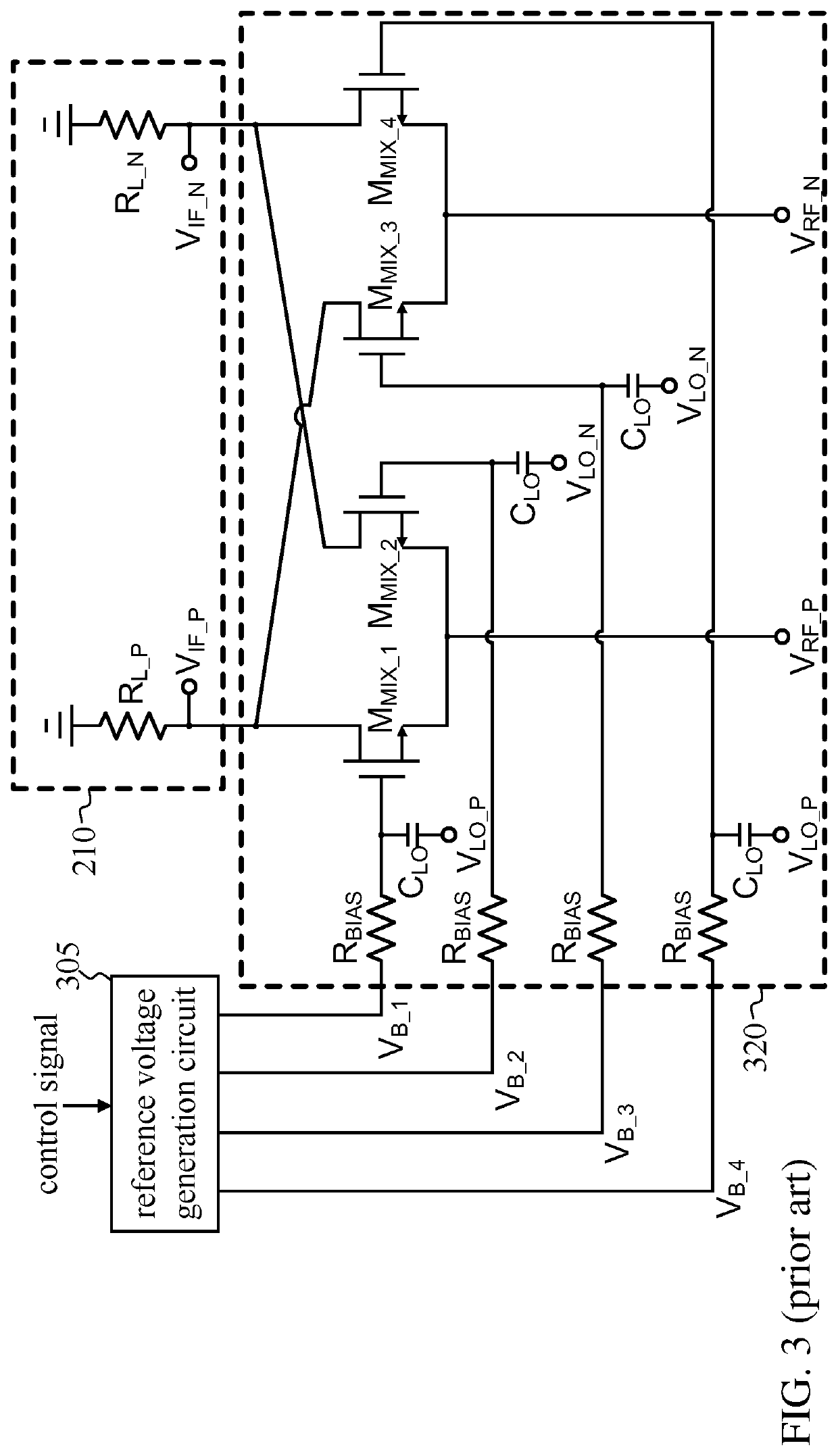 Mixer bias circuit