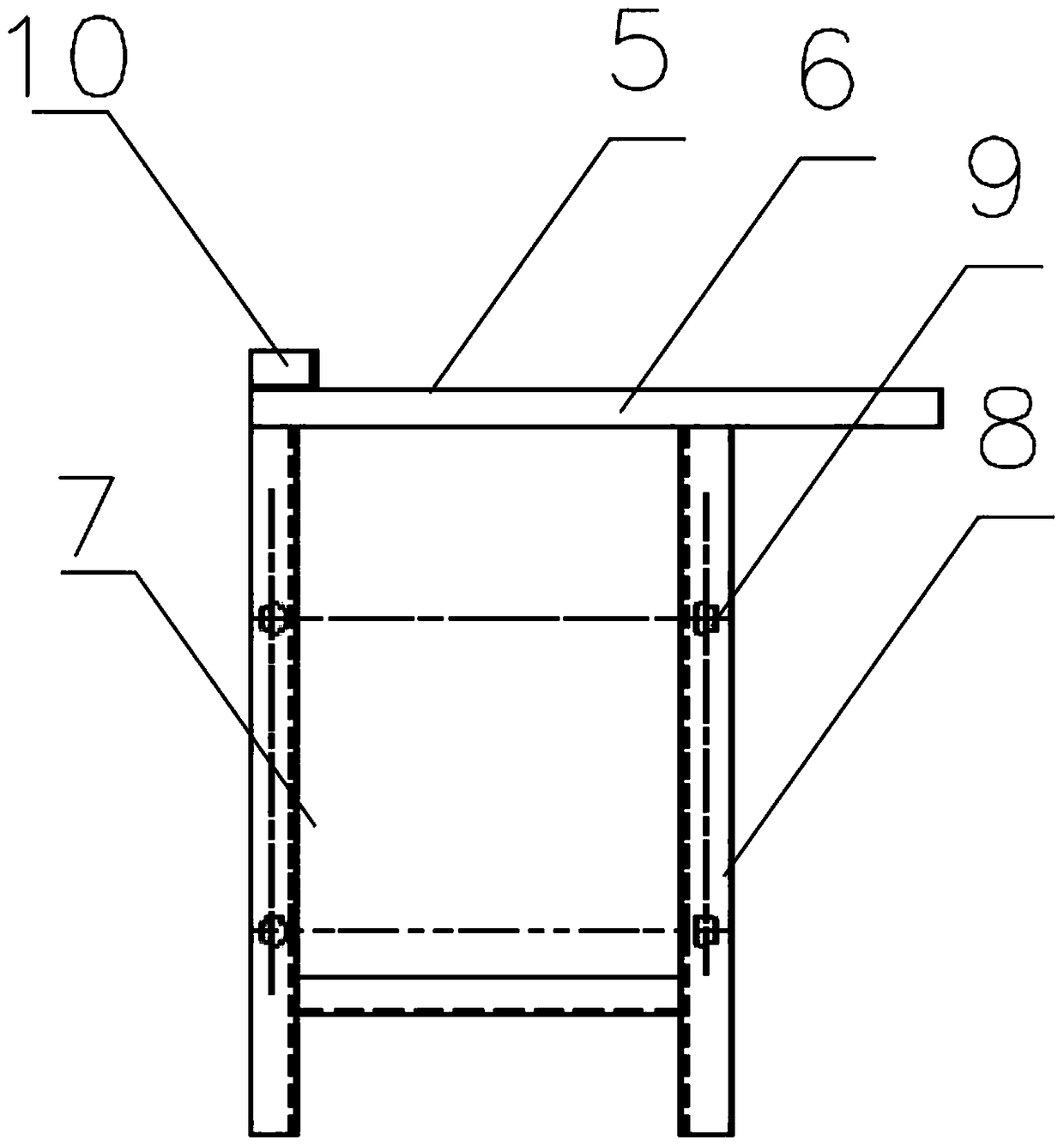 A urea tank fix structure for rear passenger car