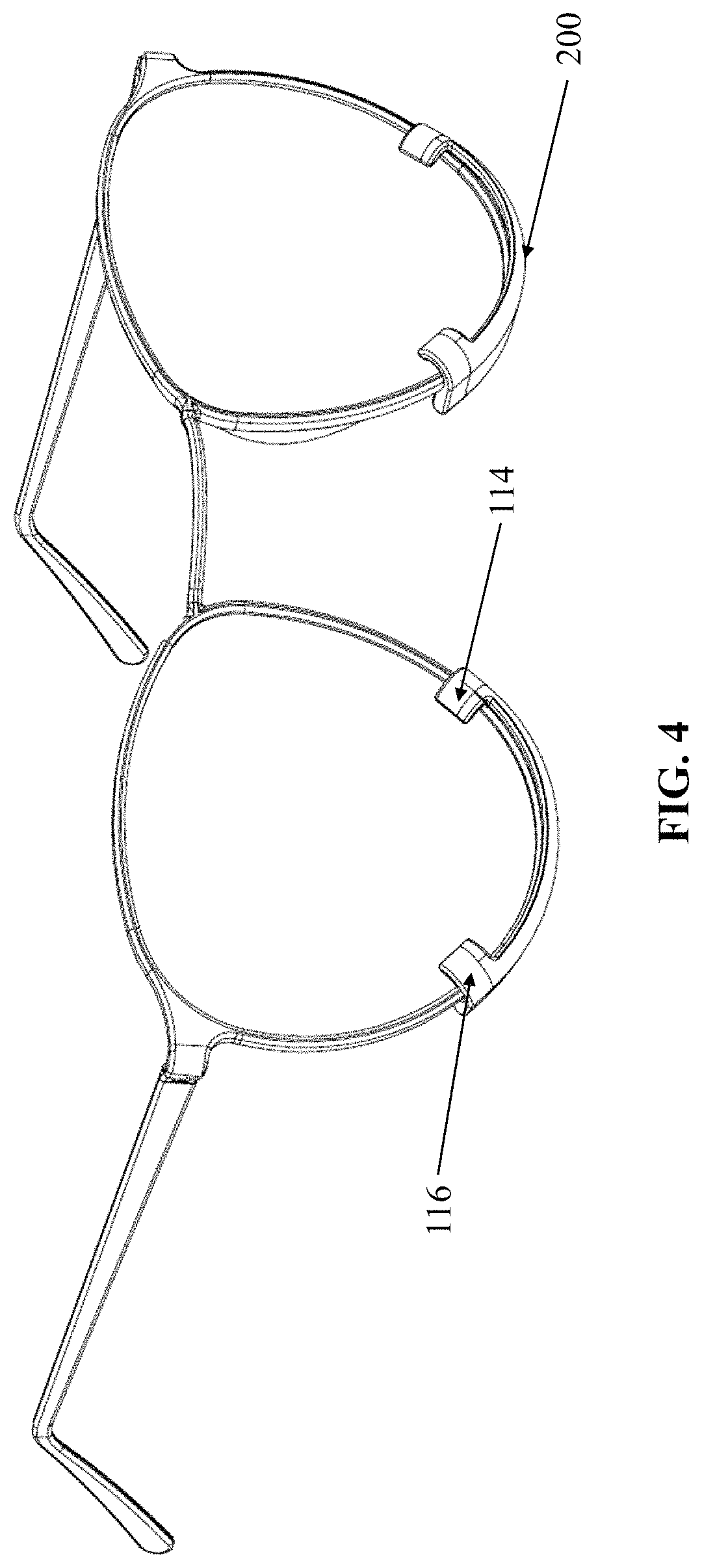Anti-fog and anti-impact rim clip for eye glasses