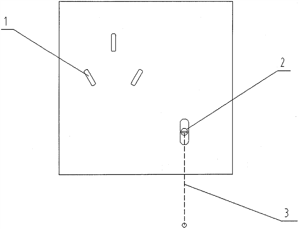 Safety socket with stay wire