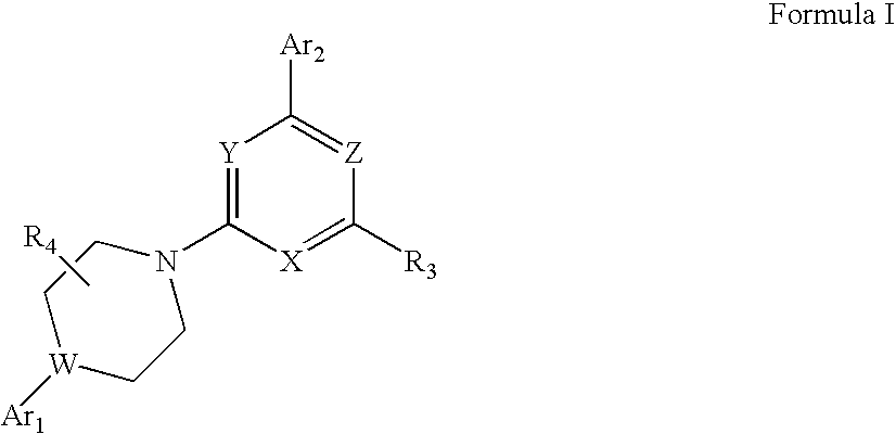 Heteroaryl Substituted Piperazinyl-Pyridine Analogues