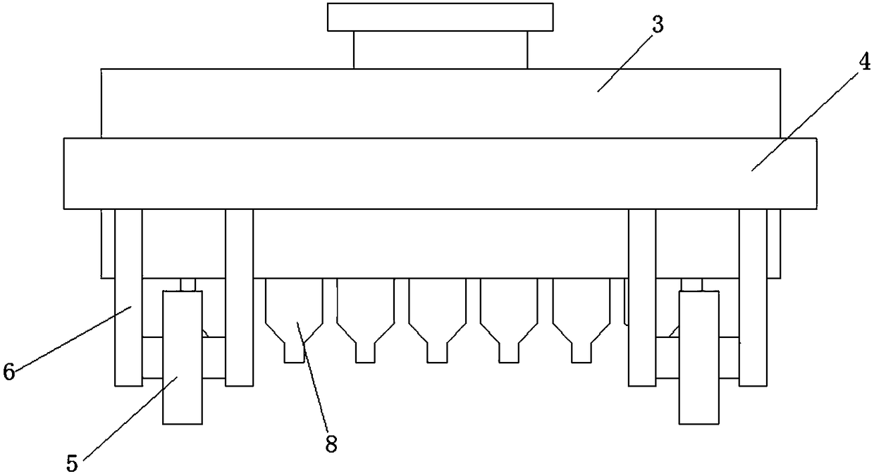 Intertillage fertilization machine for crops