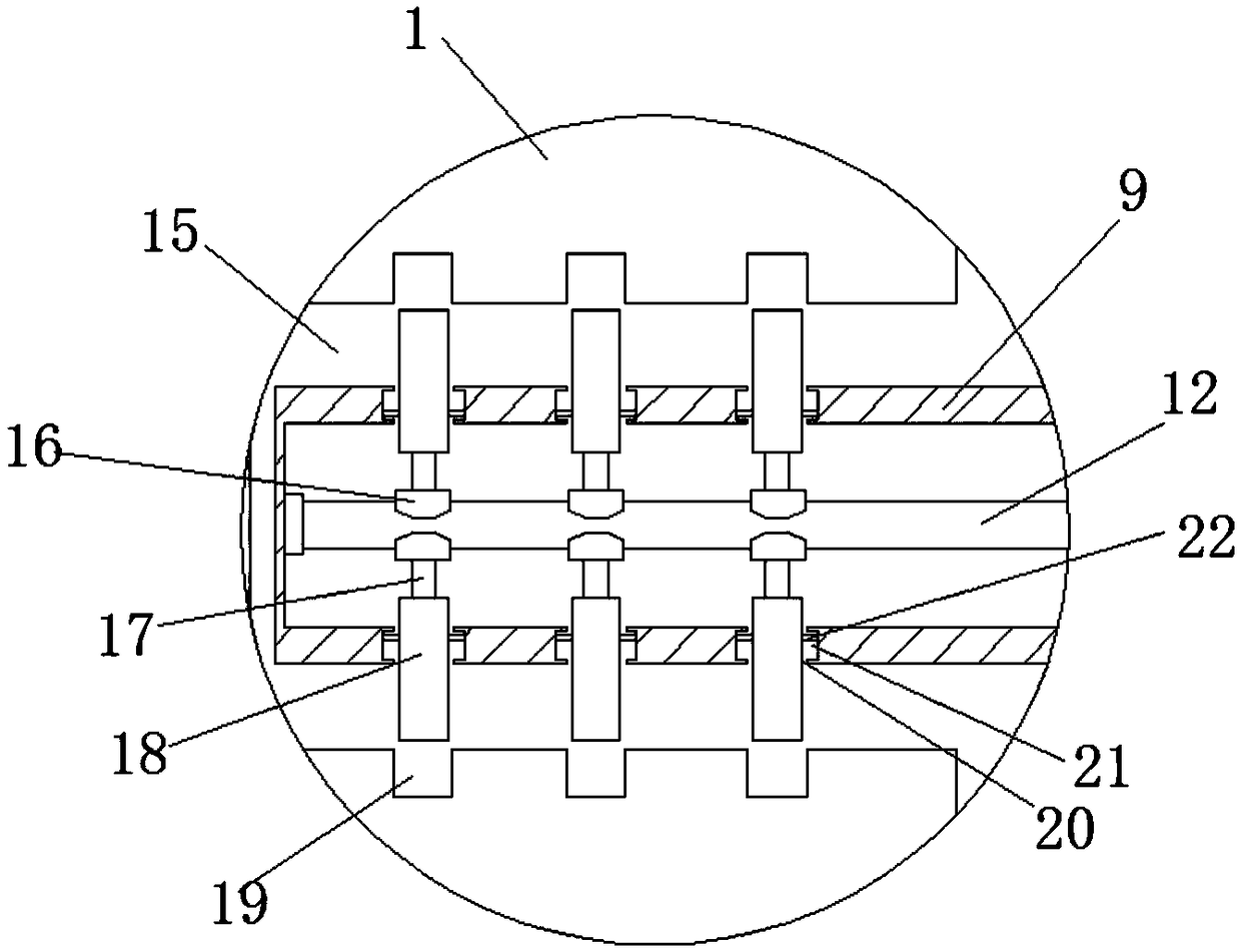 Intertillage fertilization machine for crops