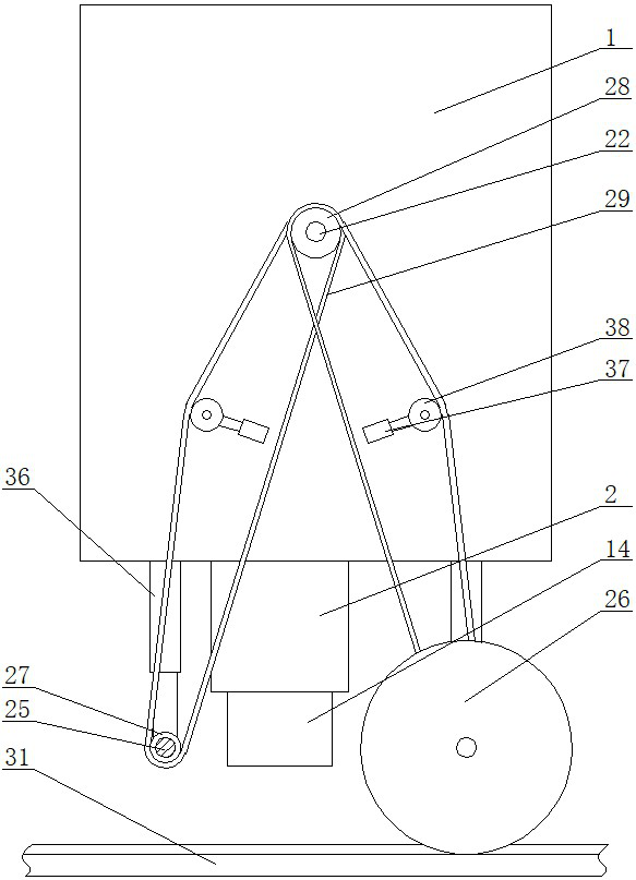 Computer keyboard service life testing device capable of improving production efficiency