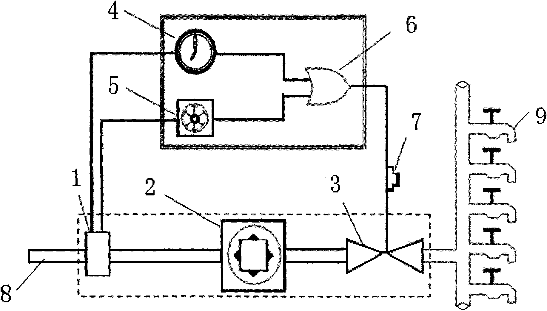 Household water leakage prevention method and intellectual water meter