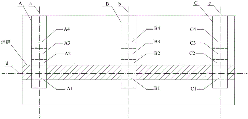 Error correction method of welding residual stress ultrasonic measurement