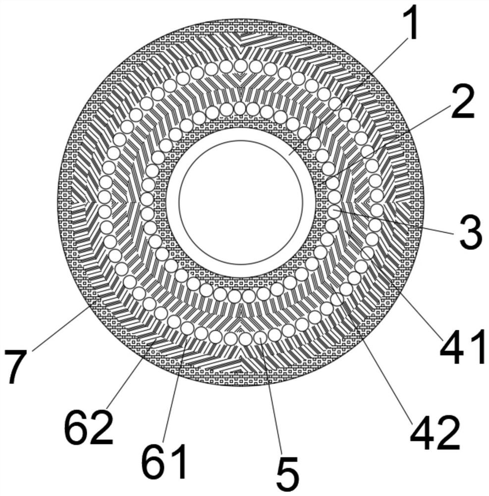 High-strength cantilever bearing beam and multi-angle layer structure pulling and winding equipment and method