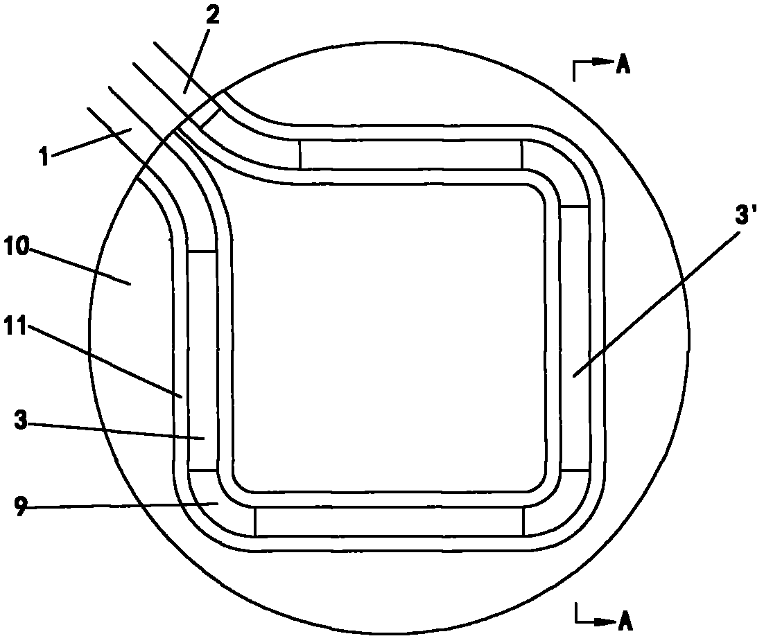 Serially connected casing pipe heat exchange device