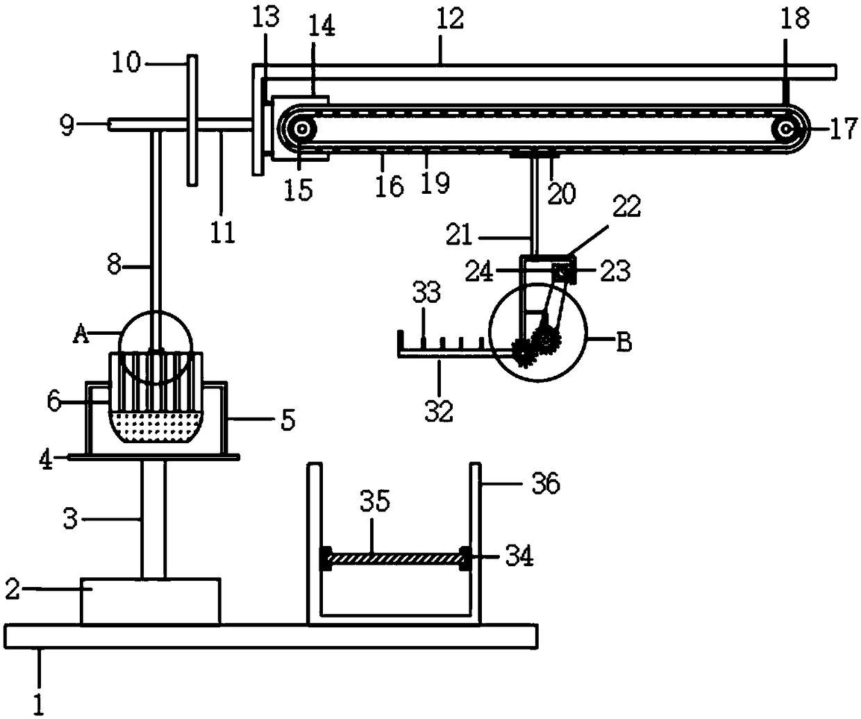 River weed clearing device