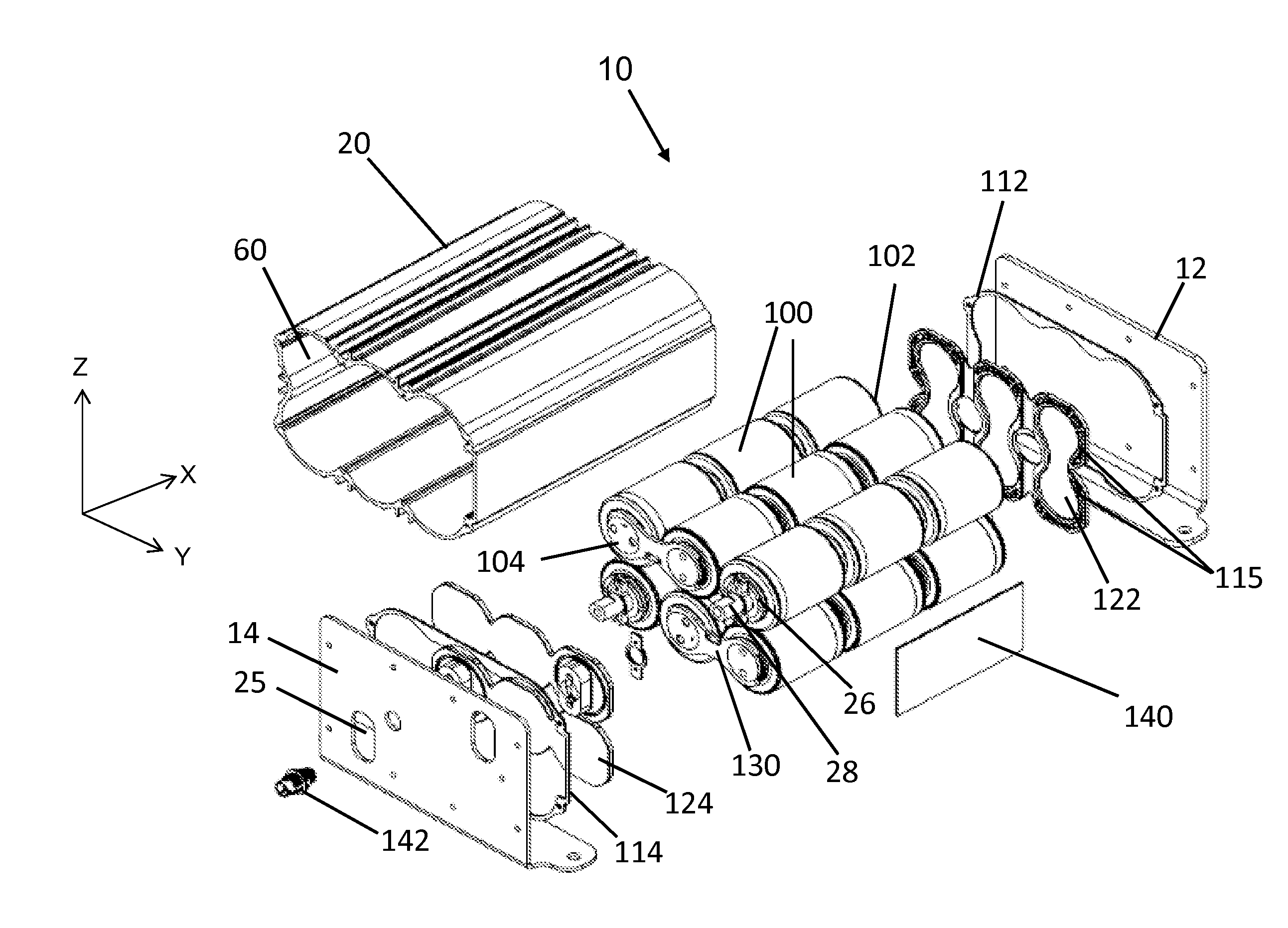 Energy storage device assembly