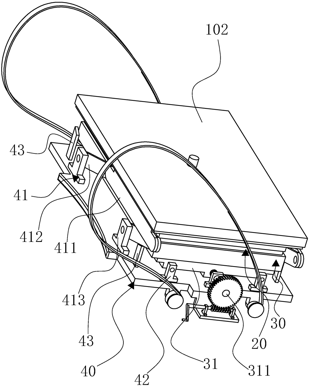 Wearable tableware tray device