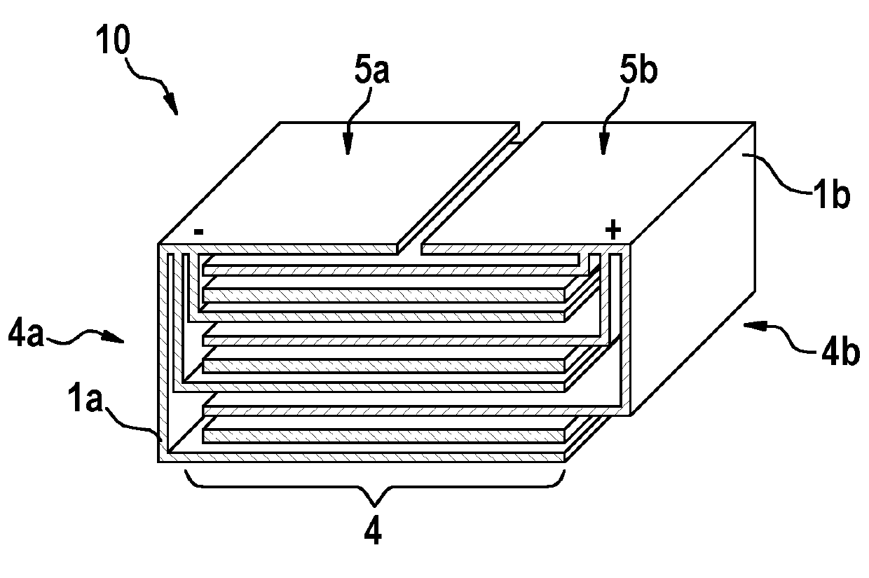 Electrical energy storage cell, electrical energy storage module and method for producing an electrical energy storage cell