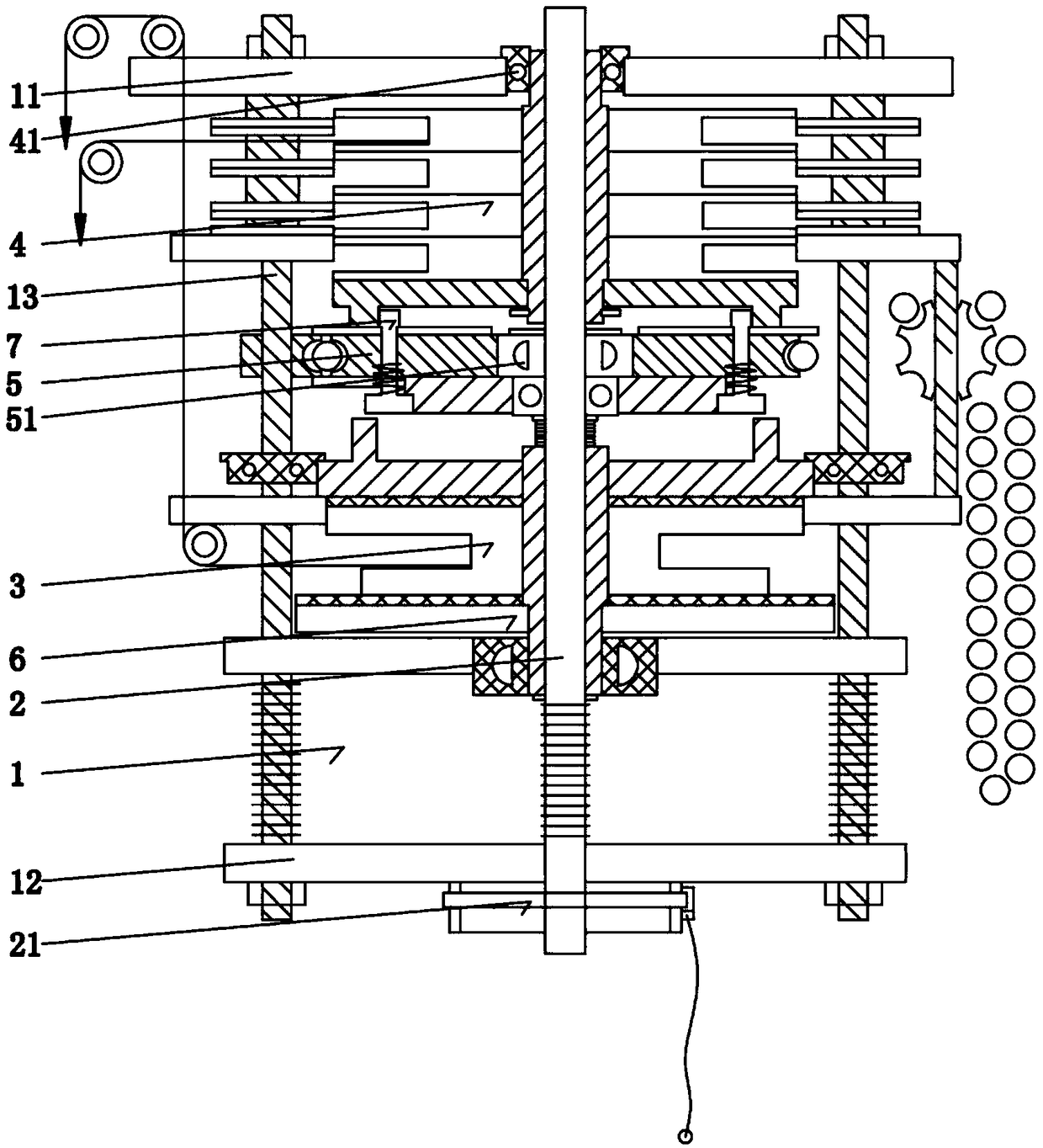 A self-positioning lifting device