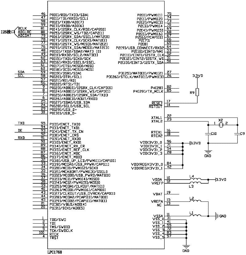 Audio high-speed transmission system and method