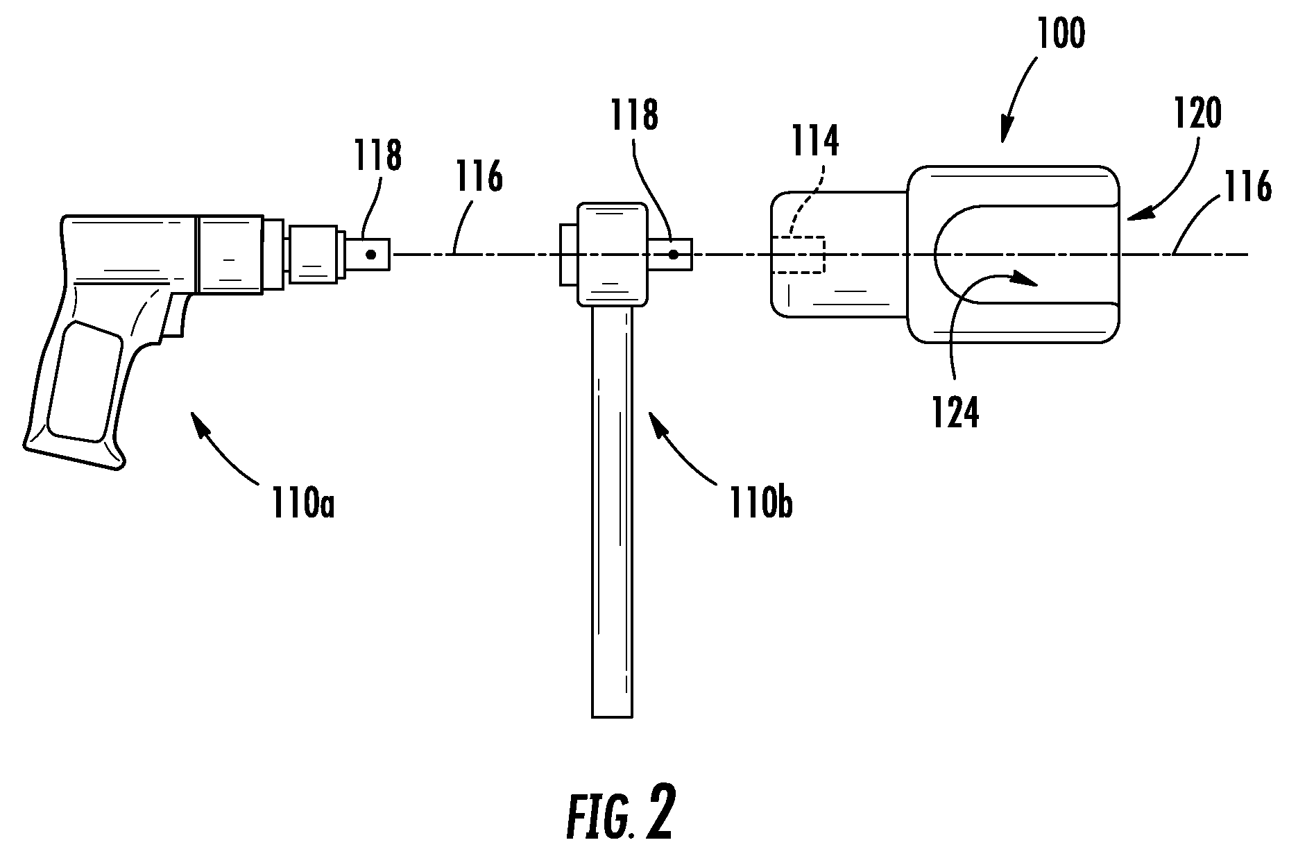 Pipe fitting socket for use with an axial drive mechanism