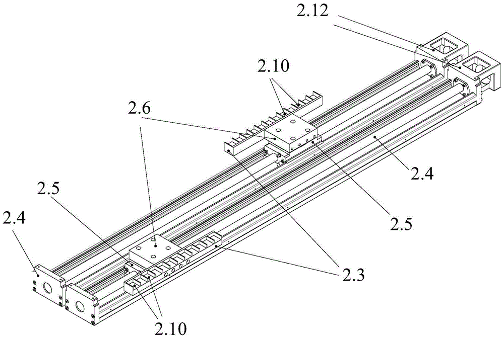 An automatic paving equipment for single track of multi-color mosaic particles