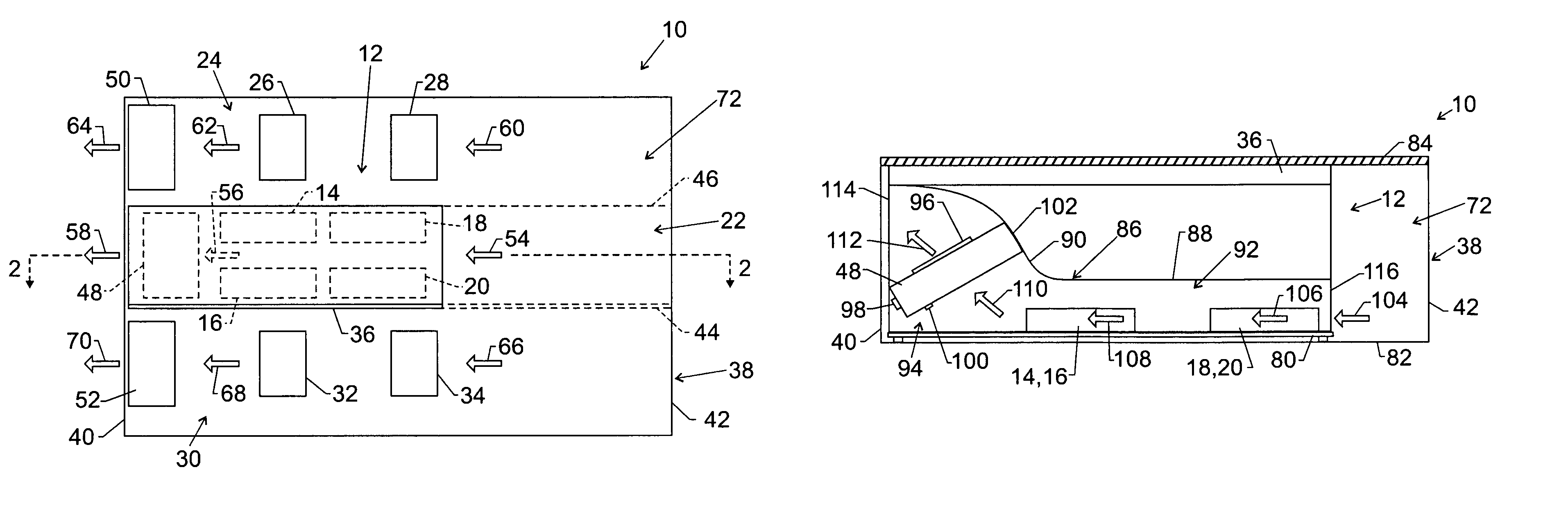 System and method for cooling components in an electronic device