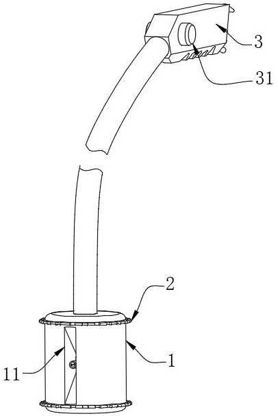 Drug delivery device for medical oncology and use method of drug delivery device