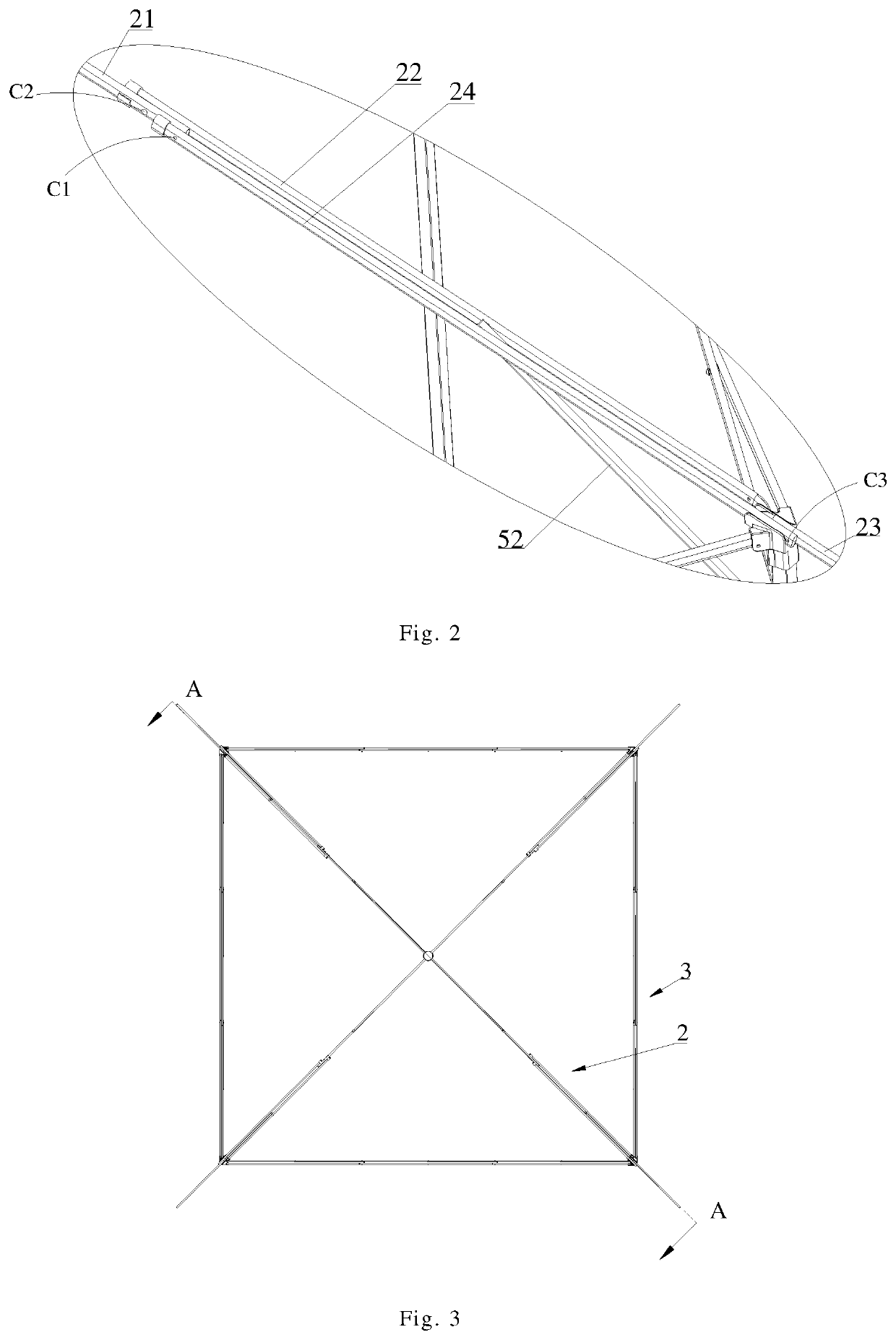 Foldable tent