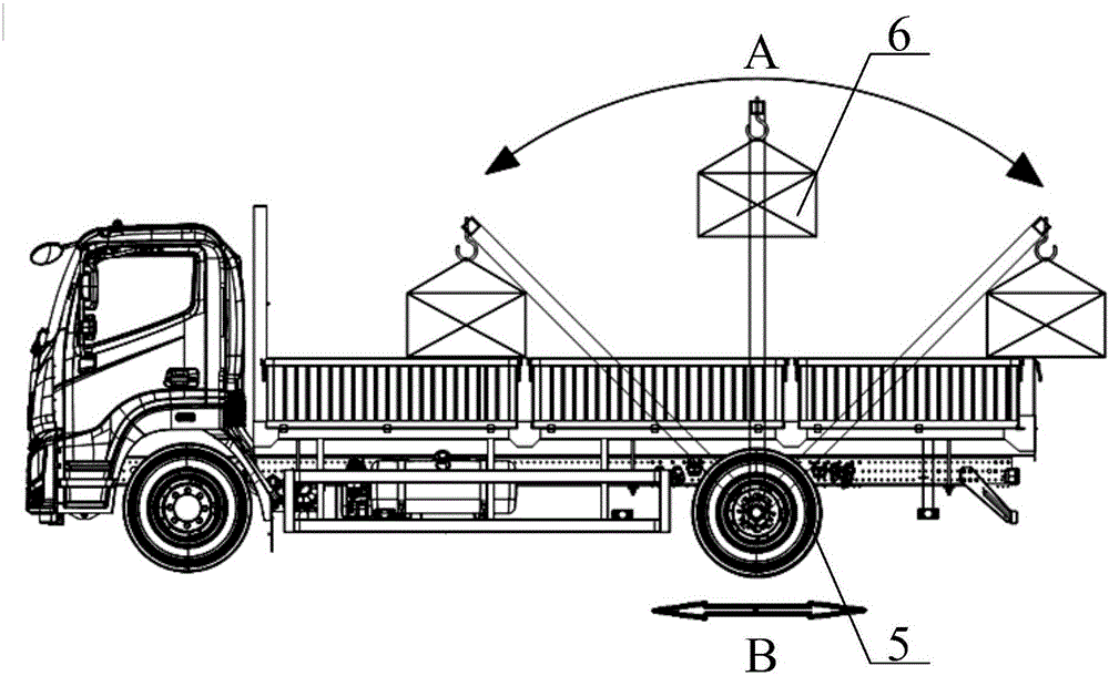 Truck and cargo handling device thereof