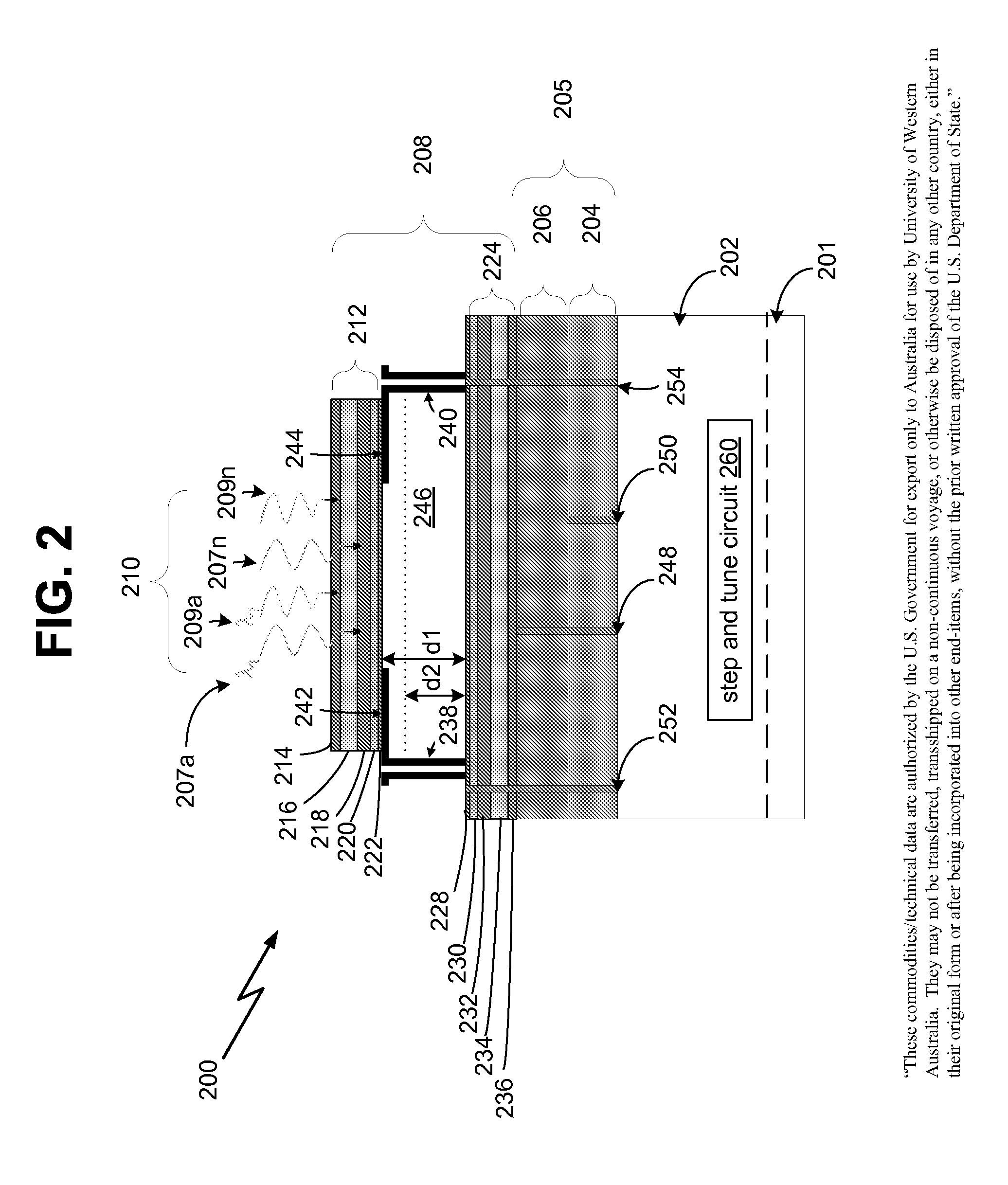 Spectrally Tunable Infrared Image Sensor Having Multi-Band Stacked Detectors