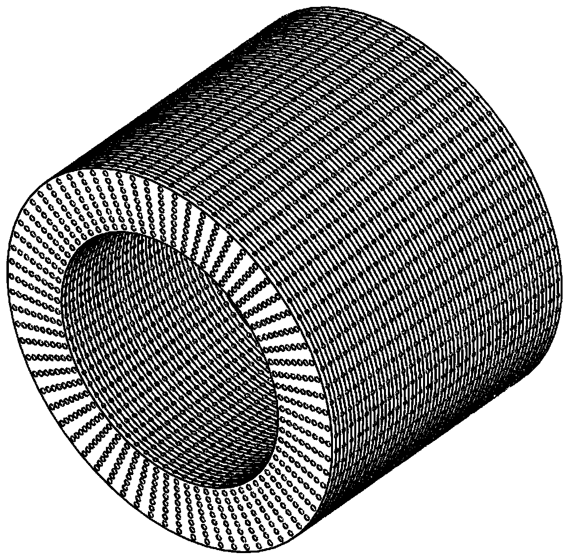 Microchannel heat exchanger core applicable to gas turbine system