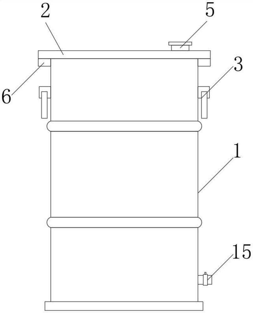 Corrosion-resistant steel drum and manufacturing process thereof