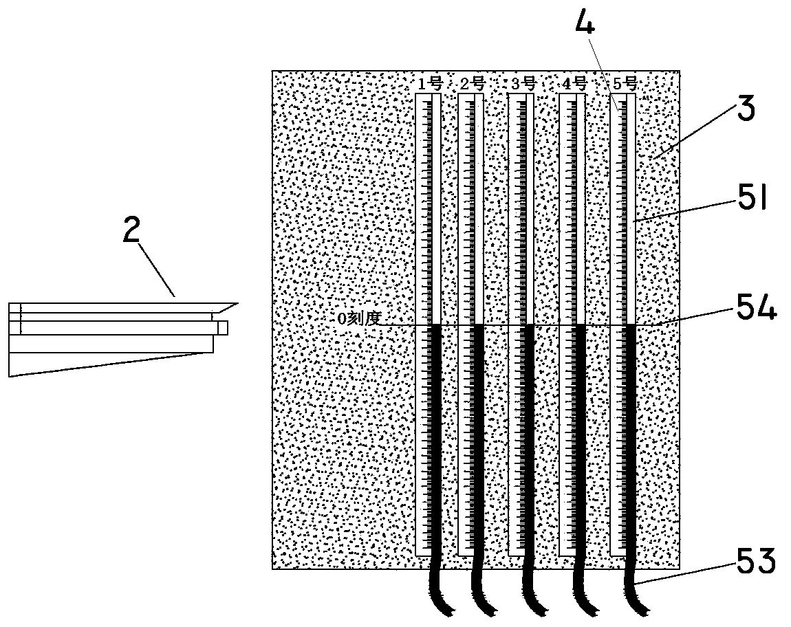 High-precision simple lifting synchronization measuring system and measuring method thereof