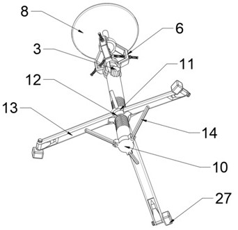 An aluminum alloy support seat with multi-directional fixation