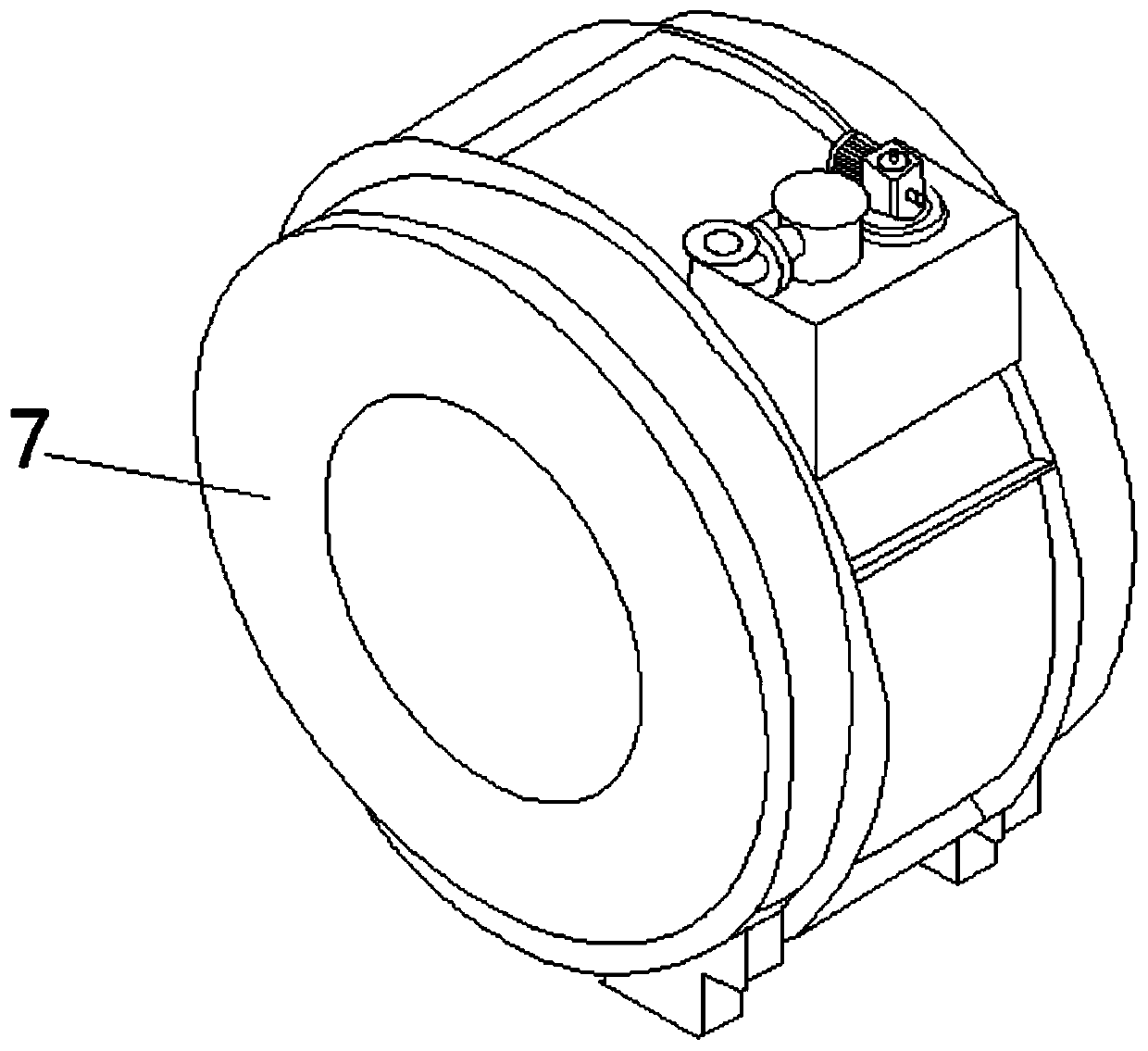 Large-aperture interventional magnetic resonance system