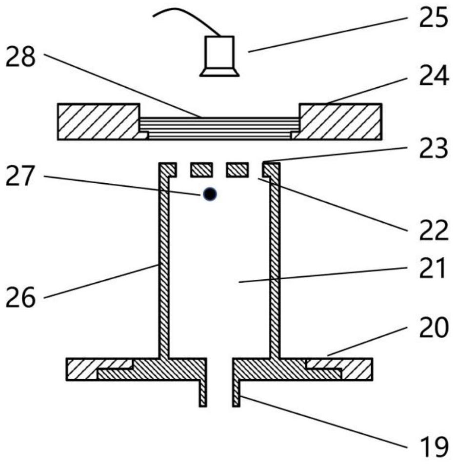 Experimental system for measuring comprehensive cooling efficiency of turbine blade tip of gas turbine