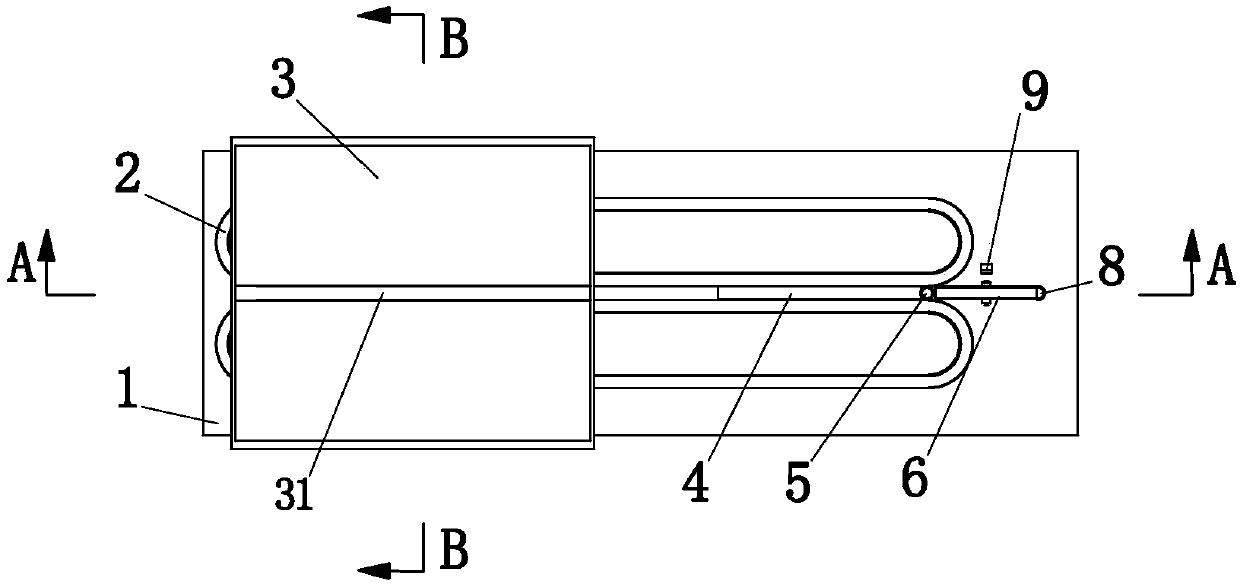 A Chinese rose branch cutting correction device