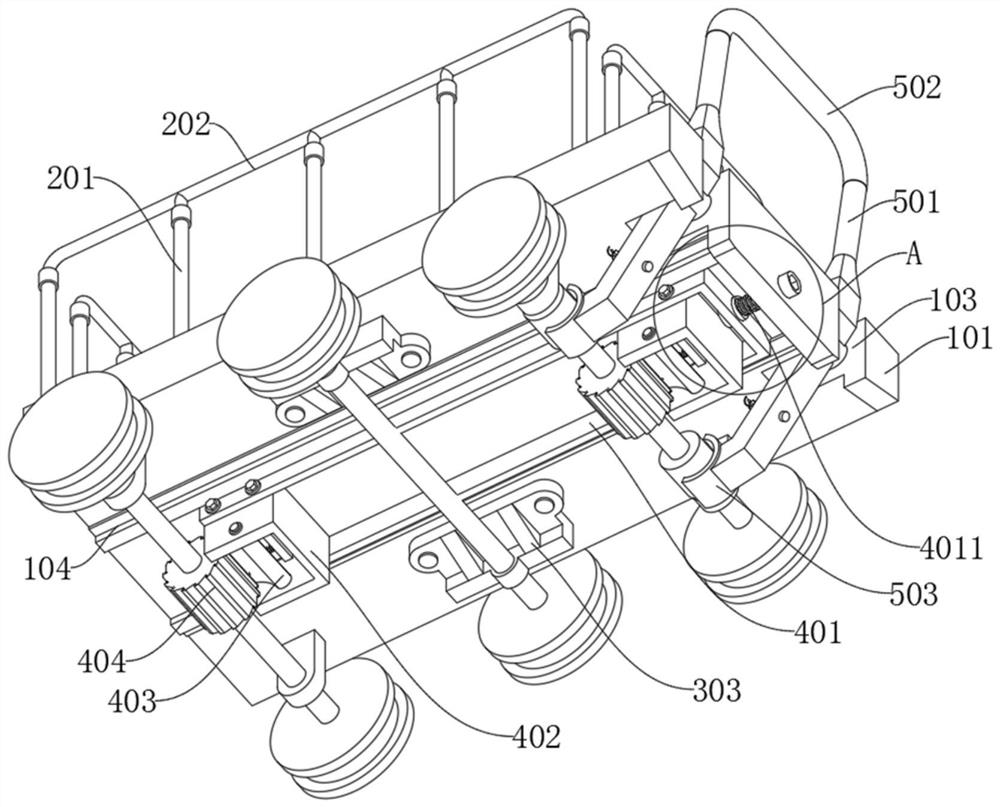 Track flat car with adjustable load bearing and automatic braking functions