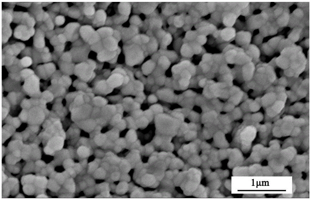 Method for electric-field-assisted low-temperature fast sintering of porous ceramics