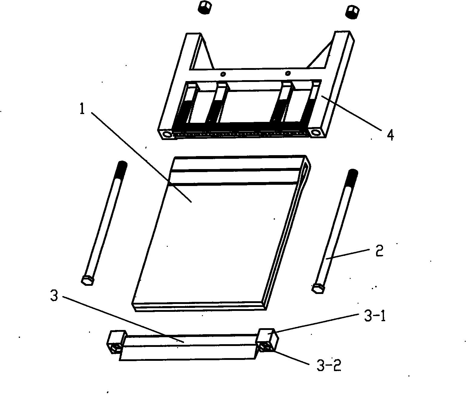 Strip mop with mechanical wiping device