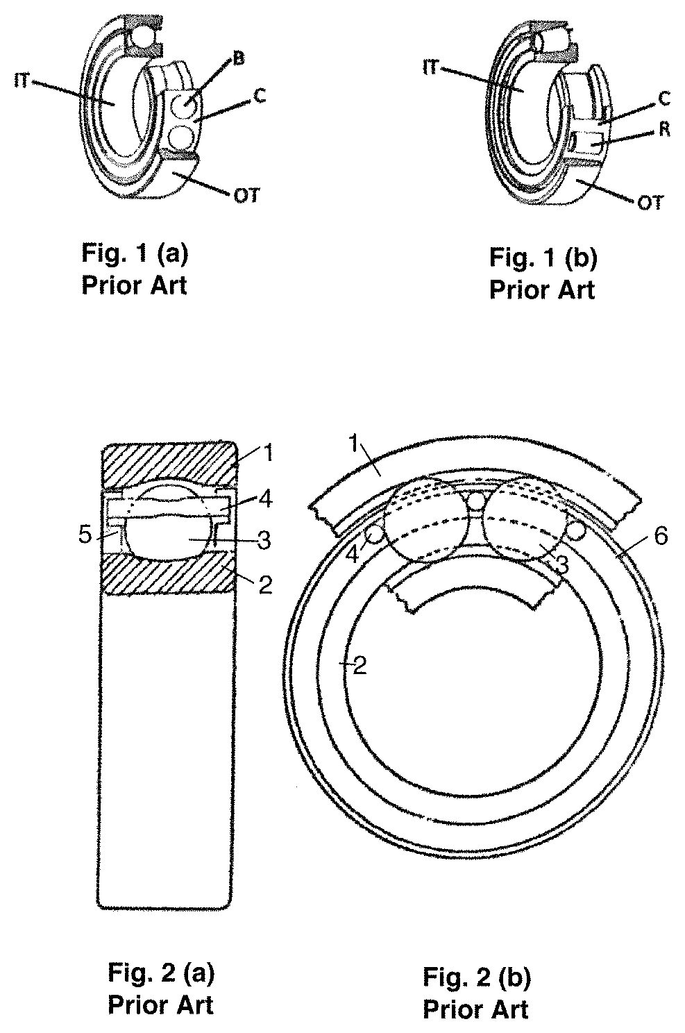 Bearings with anti-friction separators