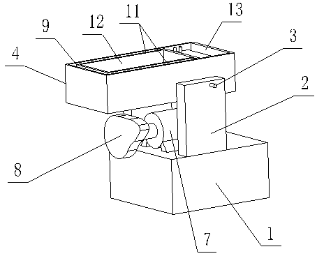 Blood collecting device capable of allowing blood bag to be vibrated and heated