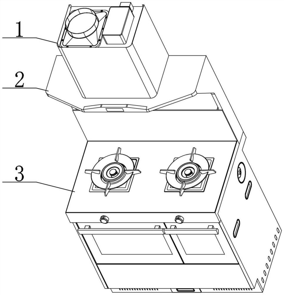 Multifunctional side-suction upper-discharge integrated cooker