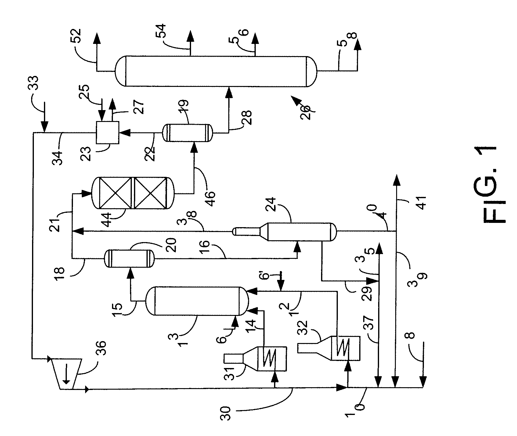 Process for using iron oxide and alumina catalyst for slurry hydrocracking