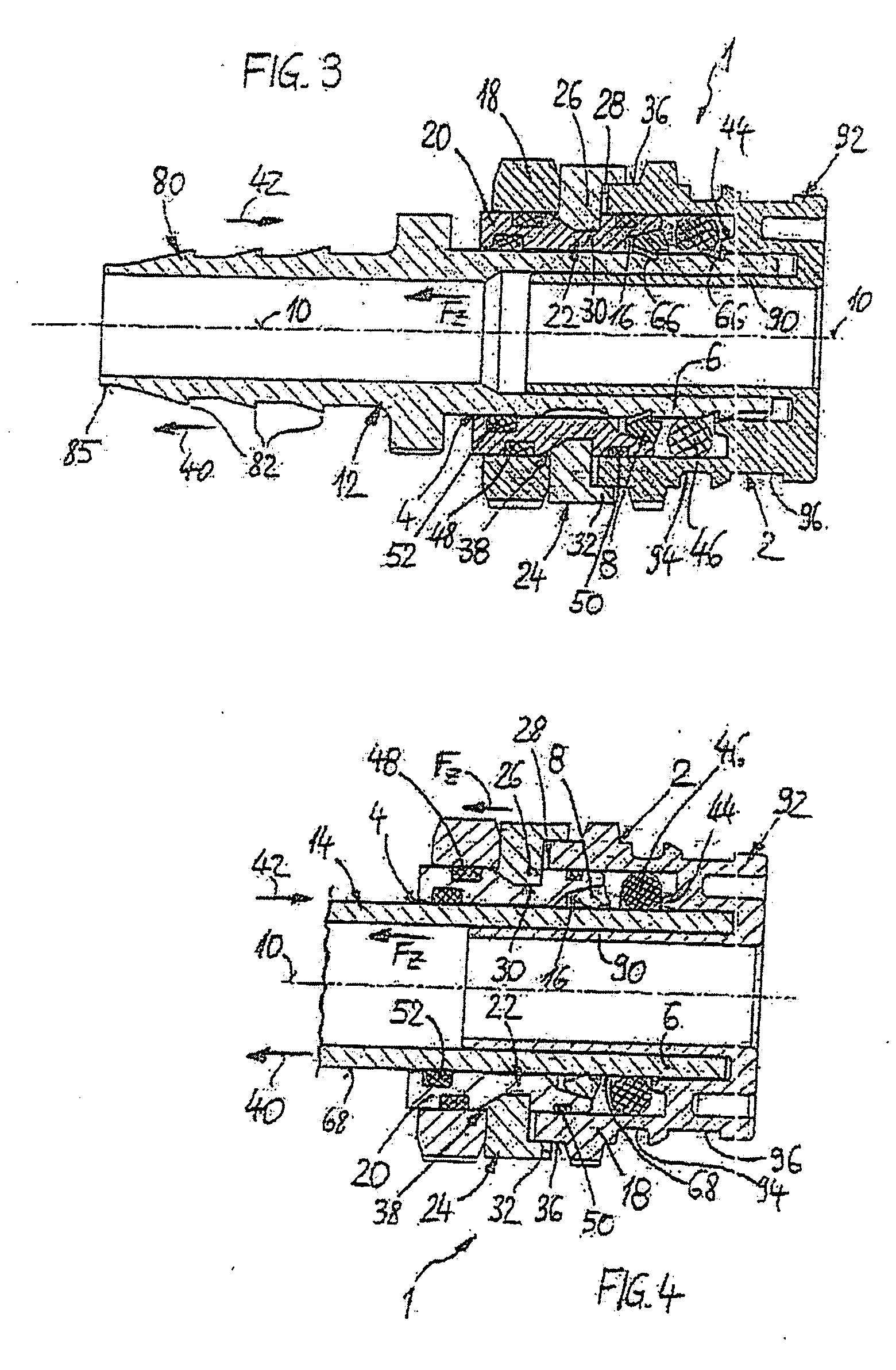 Connection Device for Medium Conduits