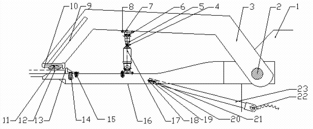 Clamping conveying device of edge milling machine for large ship