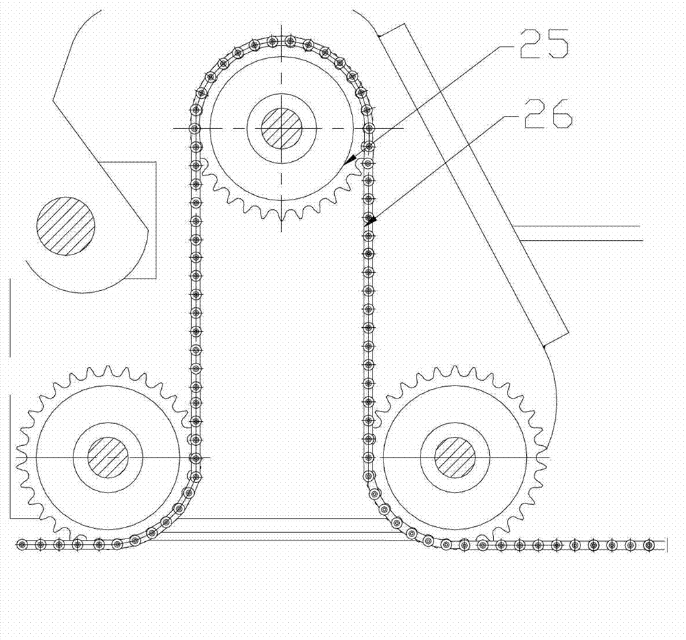 Clamping conveying device of edge milling machine for large ship