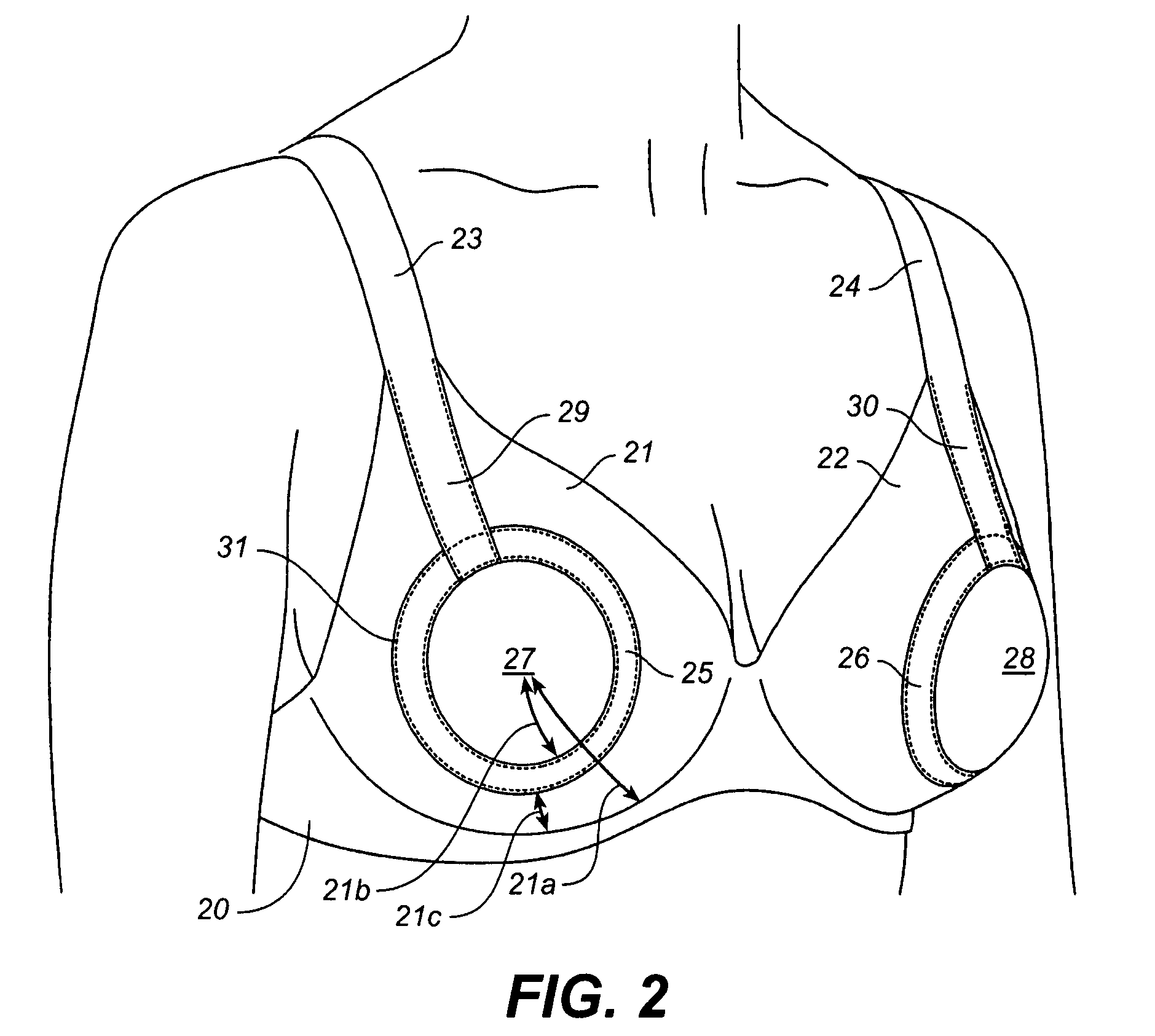 Support bra with reinforced cups