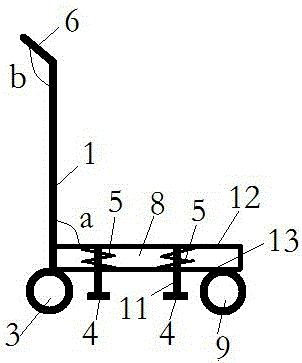 Logistic unloading cart and using method thereof