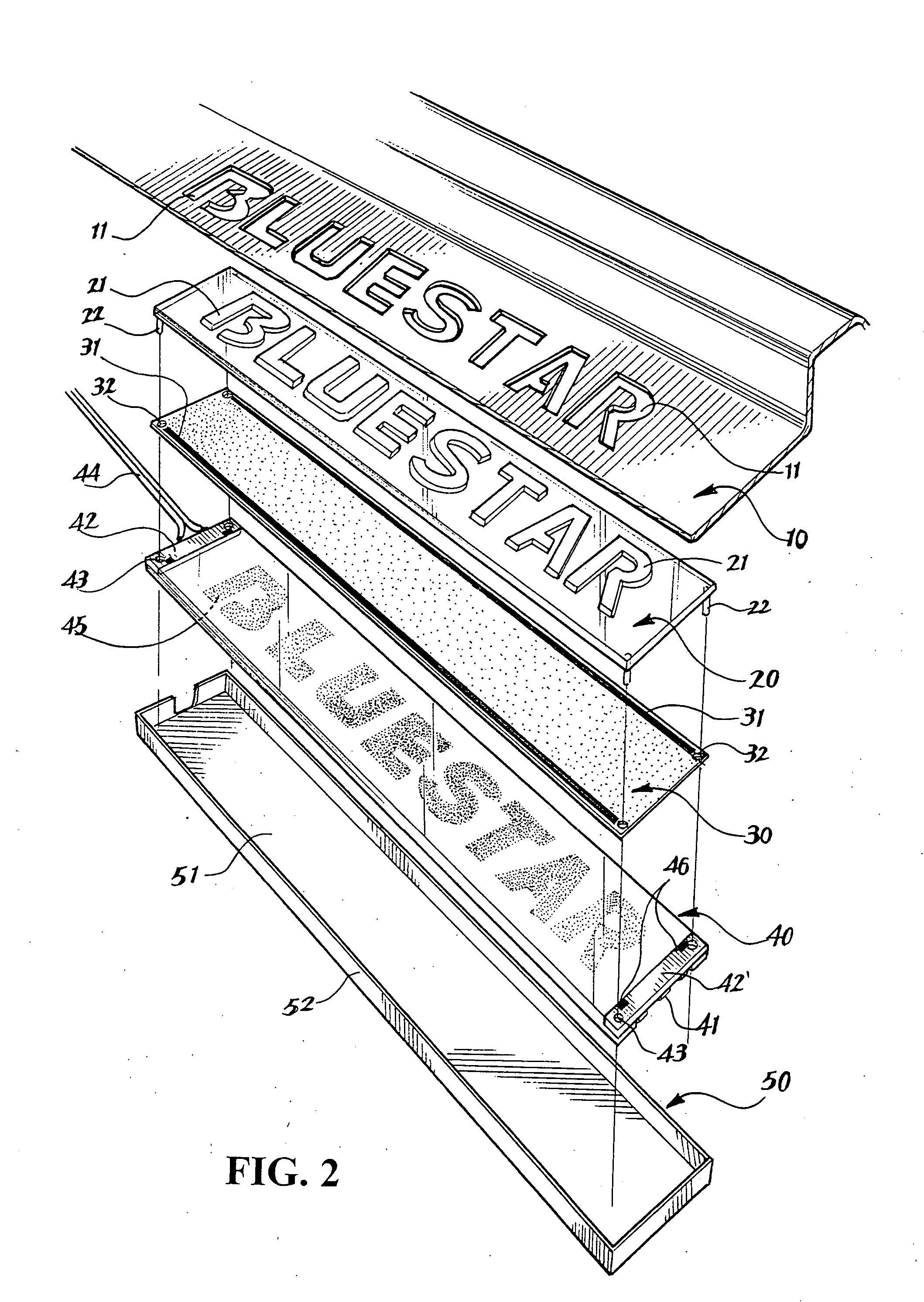 Light-Guiding structure for floor-pan edge of a car