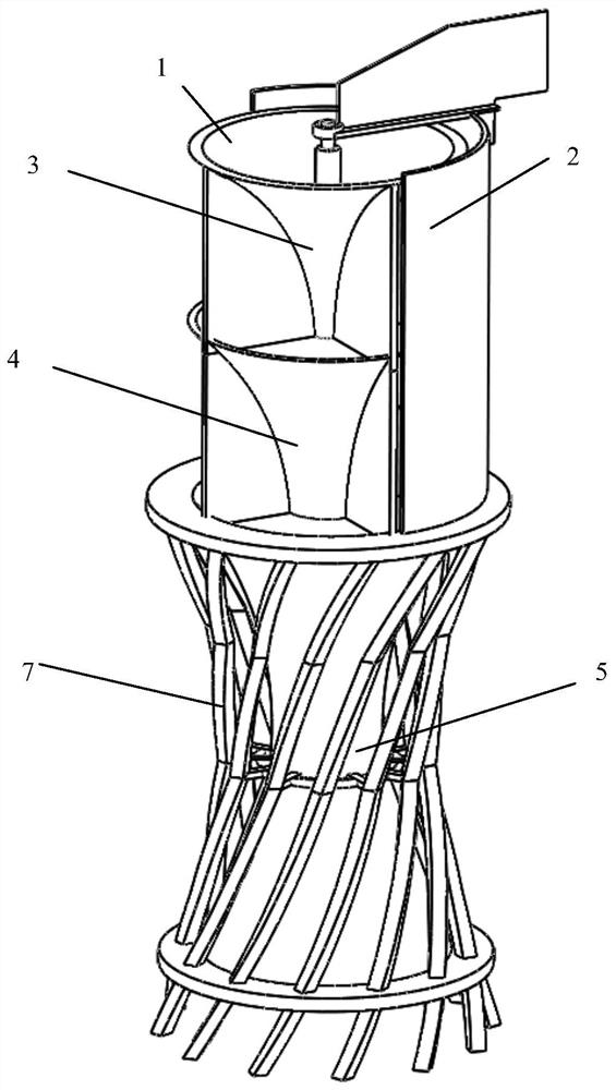 Energy collecting device utilizing wind energy and light energy to generate power