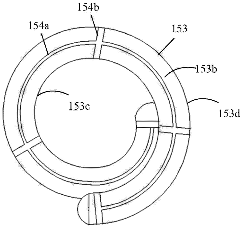 Catheter ablation device and radiofrequency ablation catheter thereof