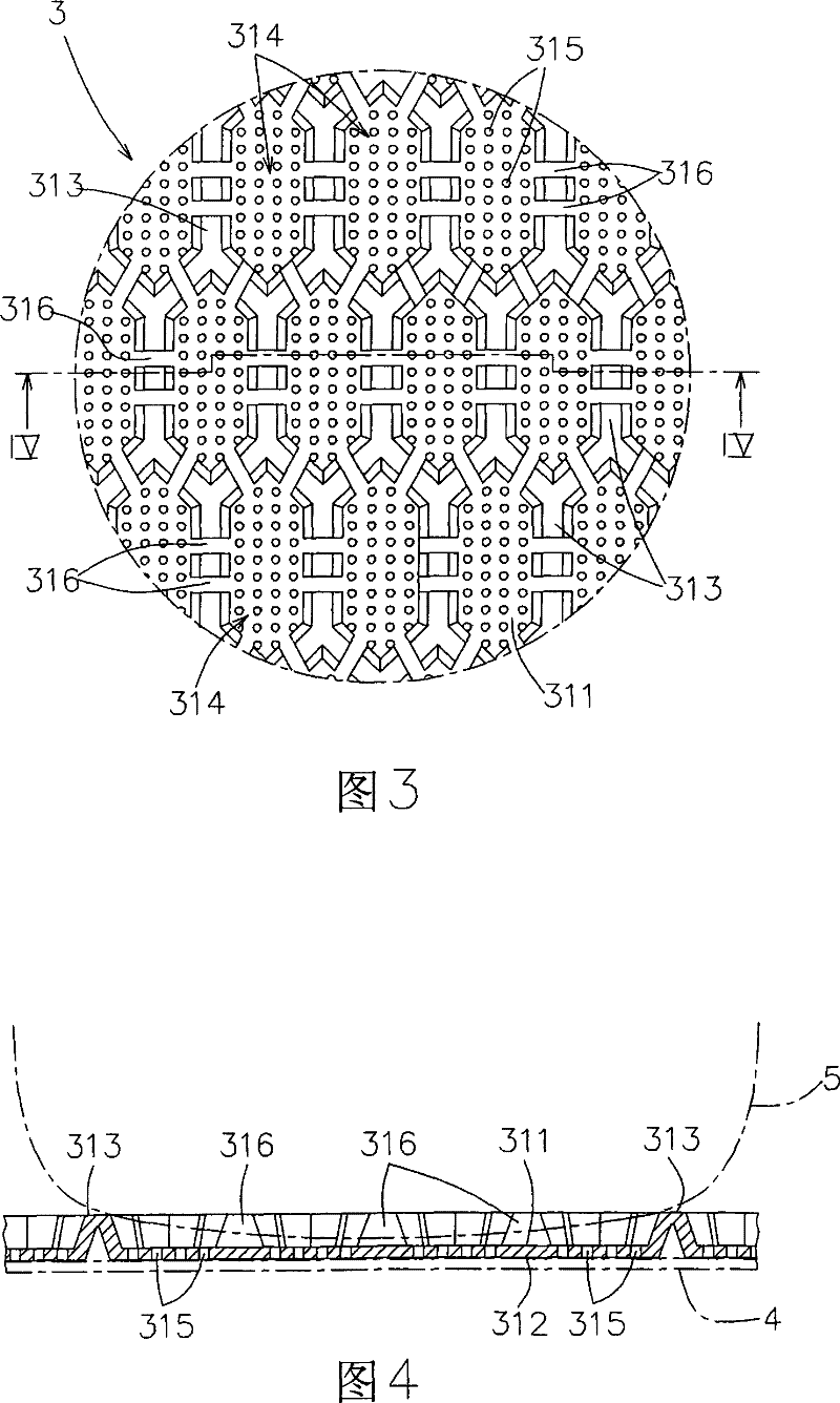Thin layer article capable of controlling flow direction and toilet articles having the same