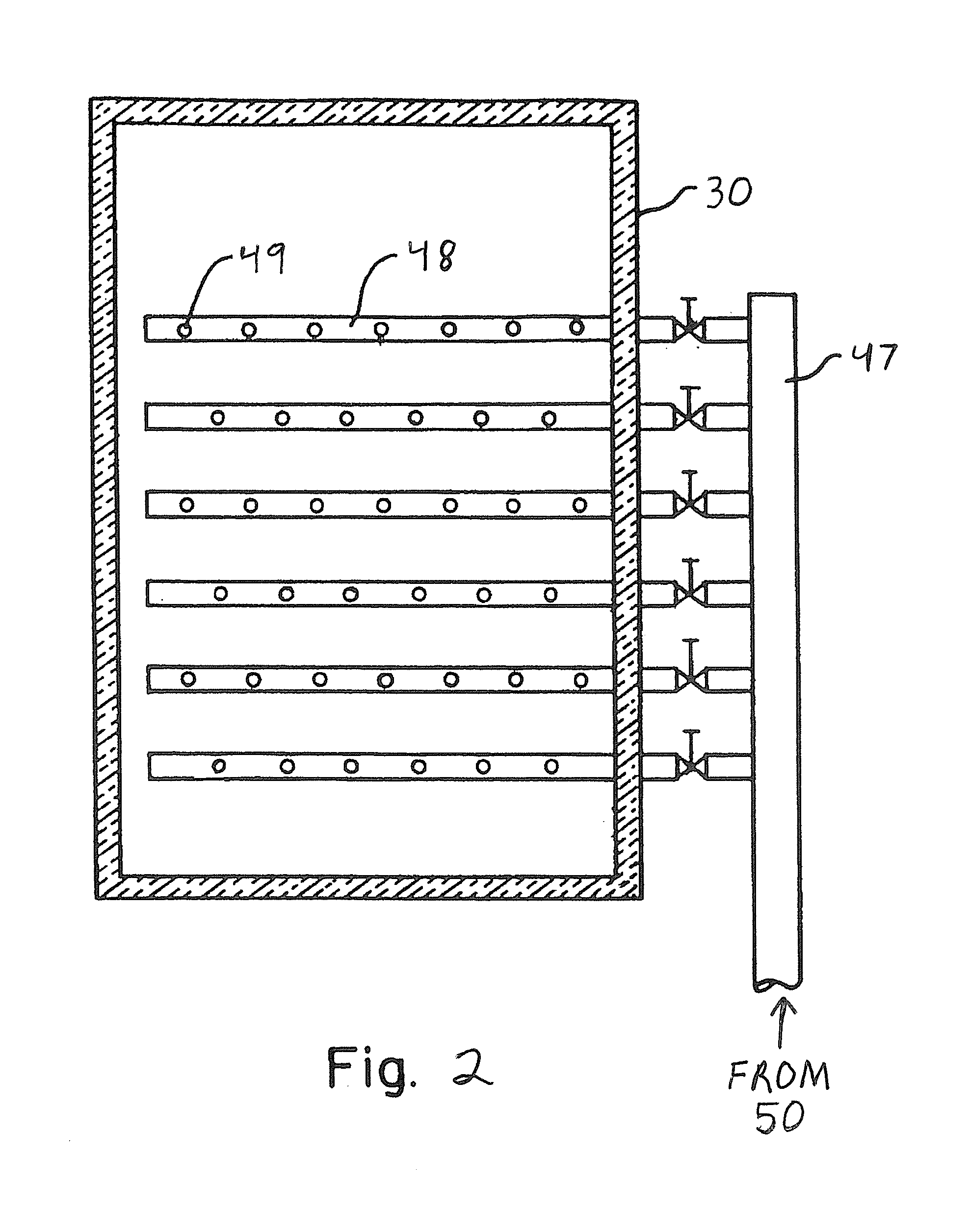 System and method for urea decomposition to ammonia in a side stream for selective catalytic reduction