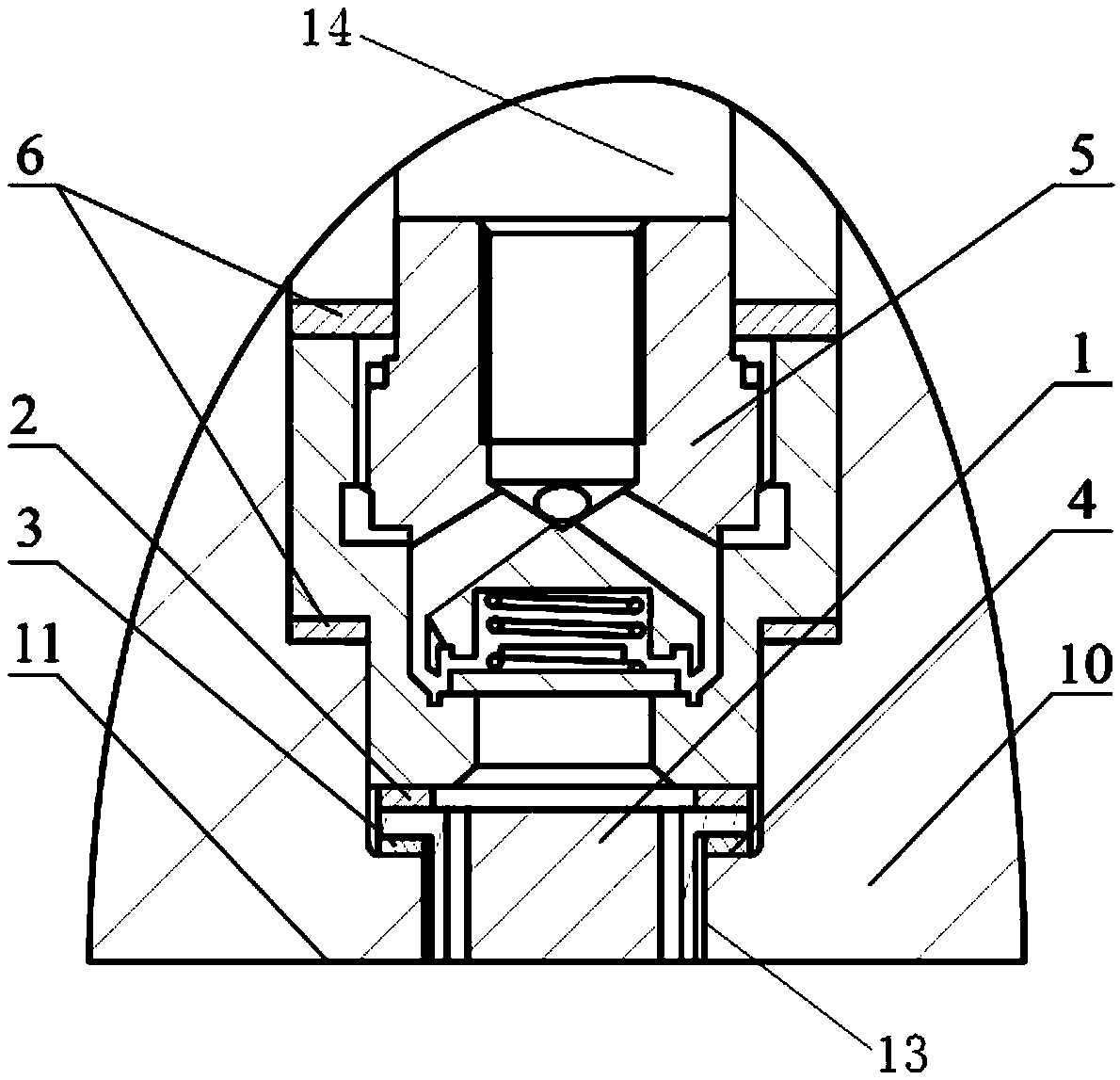 High-pressure diaphragm compressor, cylinder cover of high-pressure diaphragm compressor, and machining method of cylinder cover